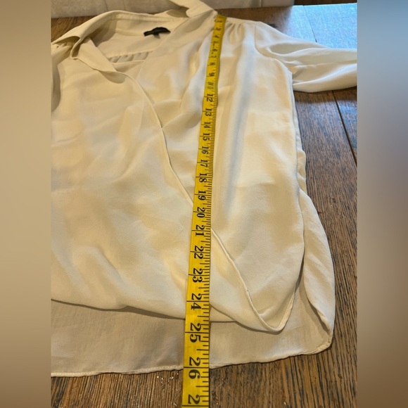 💛 LUISA SPAGNOLI - Draped Silk Blouse - Size not specified M - Picture 10 of 11